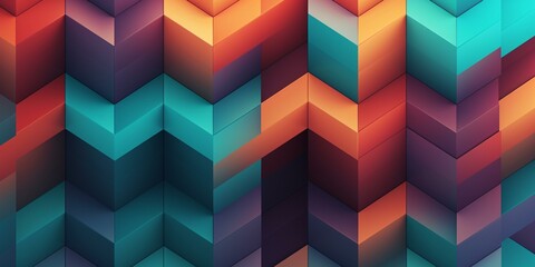 Obraz premium GEOMETRIC COLORFUL 3D SHAPE PATTERN BACKGROUND