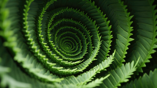 Fototapeta Spiral aloe vera with water drops, closeup