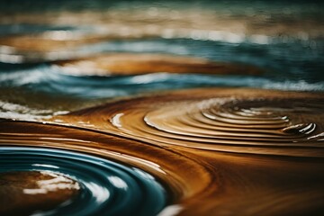 Swirls in a liquid