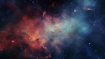 Fototapeta na wymiar Space nebula and galaxies. Background of an abstract galaxy