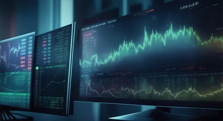 Trading charts, financial analytics, trading chart.