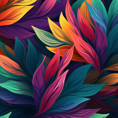 A foliage botanical background image