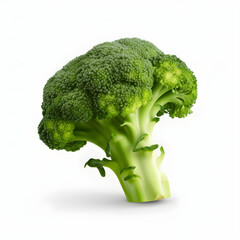 broccoli isolated on white background Generative AI