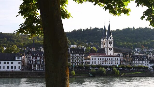 boppard on the rhine in germany video
