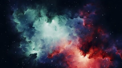 Naklejka premium nebula gas cloud in deep outer space