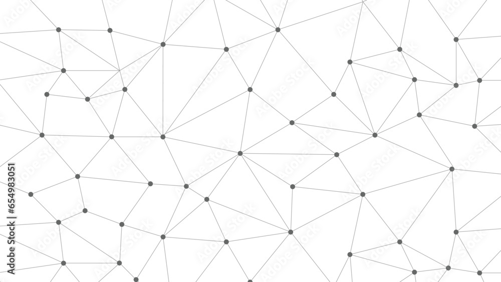 Aufkleber Abstract technology background. Plexus mesh backdrop. Vector
