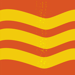 background in retro style in yellow-orange color