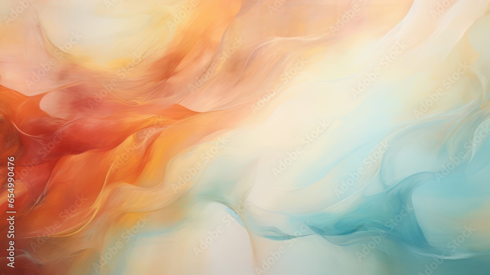 Poster abstract acrylic paint background created with generative ai