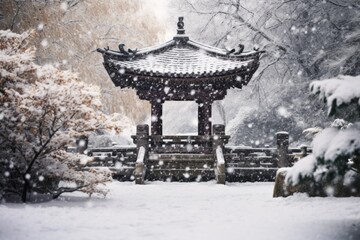 Fototapeta premium Winter, snowfall snow, cool season, snowy, beauty , white blanket of flakes, falling snowflakes, pleasant cold, copypace background text