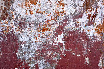 Texture of orange decorative plaster or concrete. Abstract grunge background for design. wall background or texture. Old brown grunge background. OLD SCRATCHED TEXTURE