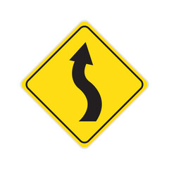 traffic signs icon logo vector design template