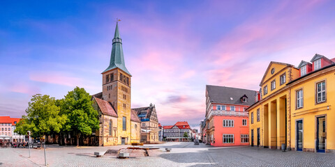 Markt, Altstadt, Hameln, Niedersachsen, Deutschland 