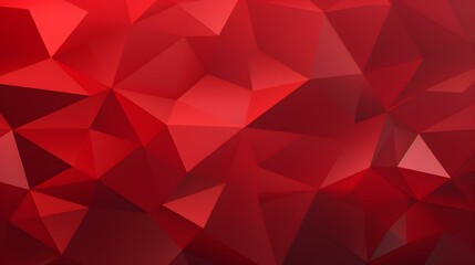 Abstract Background of triangular Patterns in dark red Colors. Low Poly Wallpaper