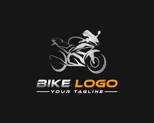 Premium Motorsport Logo Template. Vector Design For Sport Motorcycle, Auto Shop Speed Bike