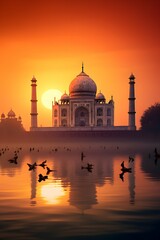 taj mahal agra country