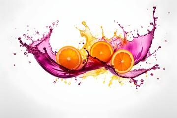 orange juice splash