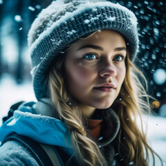 Snow Queen Unveiled: Meet the Stunning Beauty Who Conquers the Snowy Peaks!