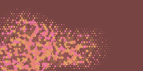 Obraz premium Geometric abstract Hexagon multi Color Background