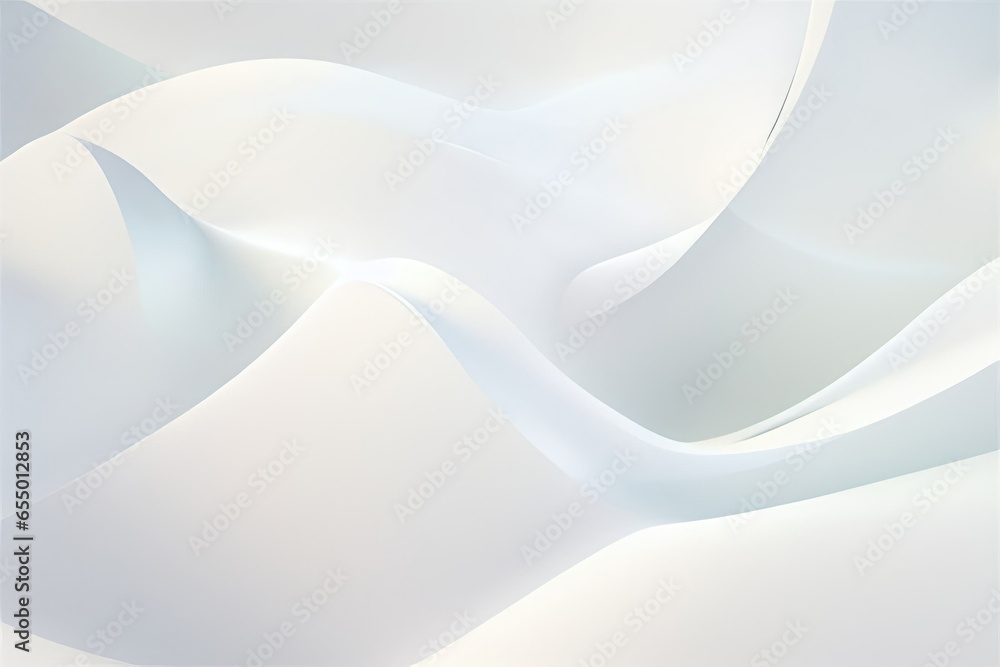 Poster soft and smooth white curvy background design.