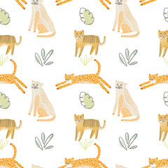 leopard seamless pattern