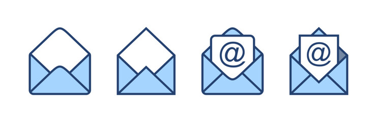 Naklejka premium Mail icon vector. email sign and symbol. E-mail icon. Envelope icon