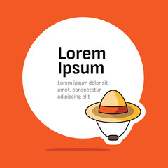 Forest card design. Template design