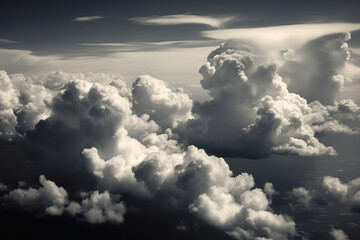 Fototapeta premium Sky with cumulus clouds