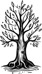Obraz premium tree cartoon