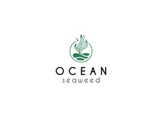 modern and minimalis Seaweed logo design inspiration