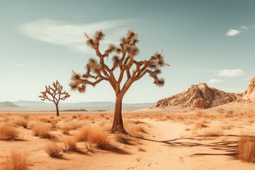 Desert themed background stock photo