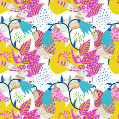 bird seamless pattern