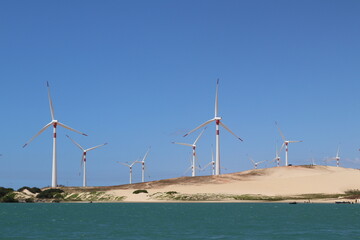 Torres de Energia Eólica - Ceará Brazil
