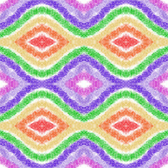 Rainbow, God's Eye, Waves, Design,, Bitmap, ROY G BIV, Seamless Repeating Pattern tile