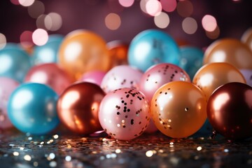 Party themed background stock photo