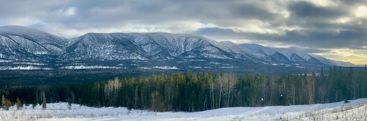 panorama of the mountains