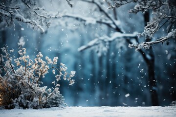 Winter themed background stock photo