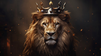 lion crown christian concept art