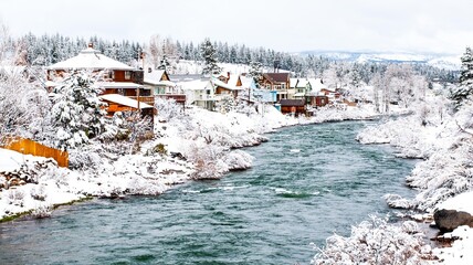 Truckee River in Winter