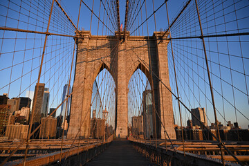 Fototapeta premium Brooklyn Bridge in the Morning