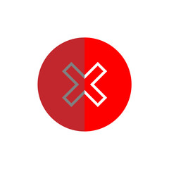 Fototapeta premium Cancel Icon. Reject, Refuse Symbol - Vector.