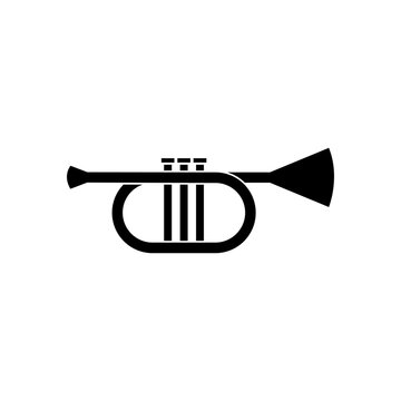 recommend clip art: Trumpet Icon. Music Instrument, Bugle Symbol - Vector.