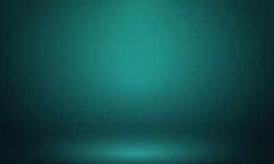 Abstract green gradient empty studio room with copy space for you deisgn