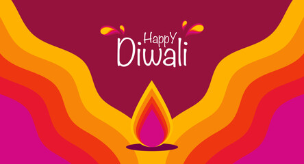 happy diwali festival background. diwali background design for banner, poster, flyer, website banner,