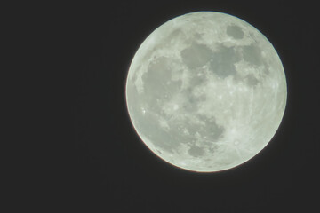 a Full moon on the dark night