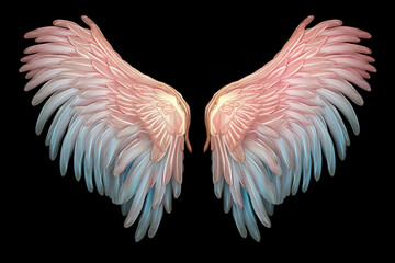 Pastel Multi-color Wings