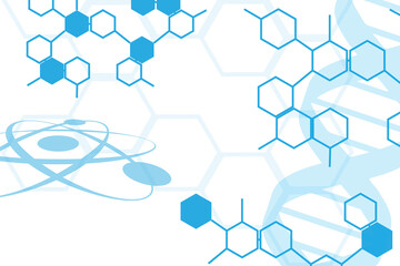 Obraz na płótnie Canvas Digital png illustration of molecular structure diagrams on transparent background