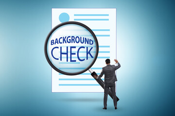 Concept of background security check