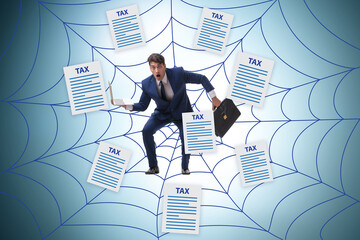 Businessman caught in the web of taxes