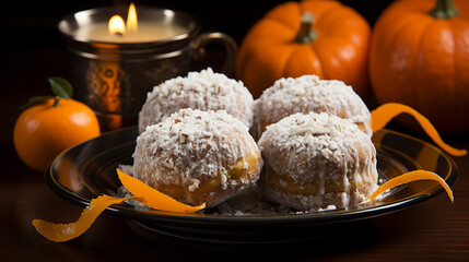 pumpkin soup with pumpkin HD 8K wallpaper Stock Photographic Image