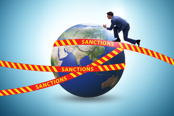 Concept of global political and economic sanctions